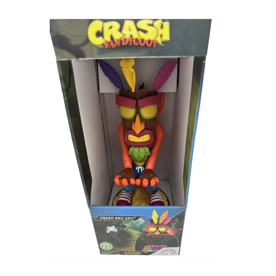 Cable Guys Crash Bandicoot Crash Aku Aku Controller Holder